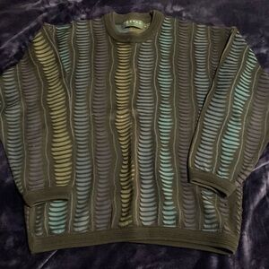 TUNDRA Men's Multicolor Patterned Sweater